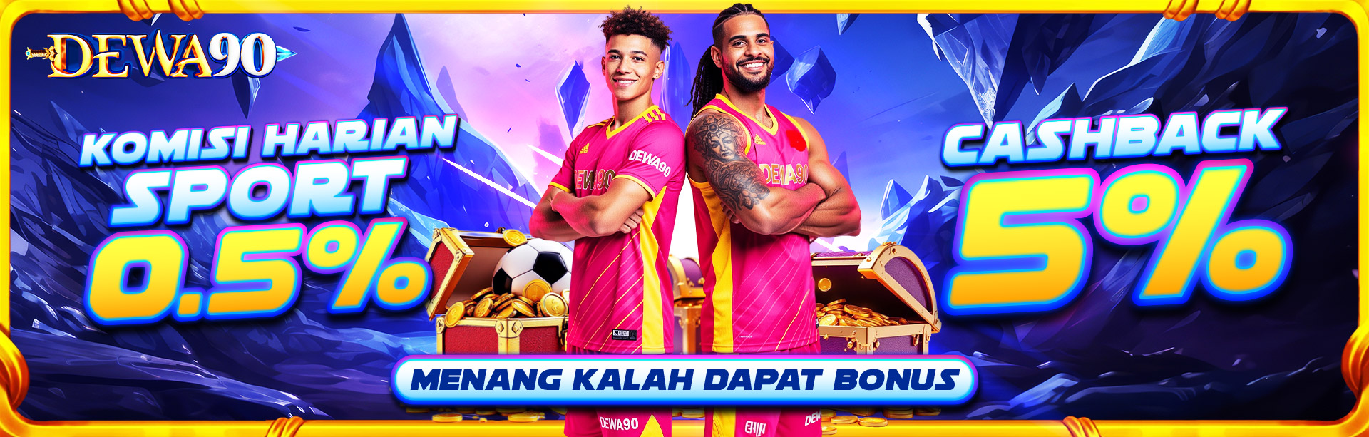 KOMISI HARIAN SPORT 0.5% & CASHBACK SPORT 5%